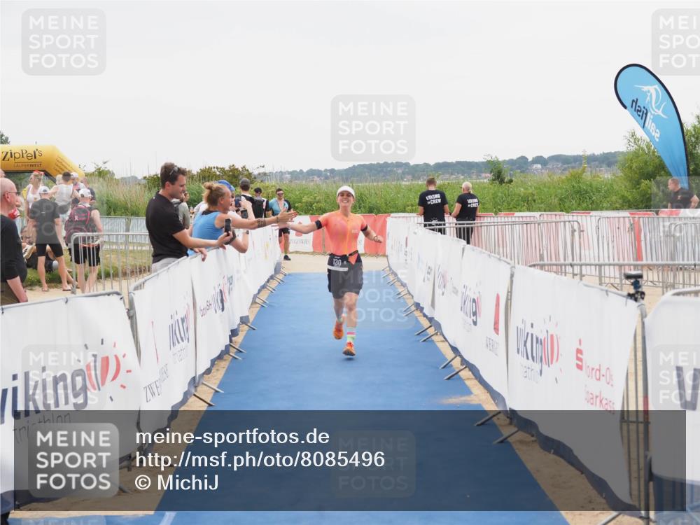 22.06.2025 - Viking Triathlon MichiJ http://msf.ph/oto/8085496 22.06.2025 16:13:28 Ziel 130 meine-sportfotos.de