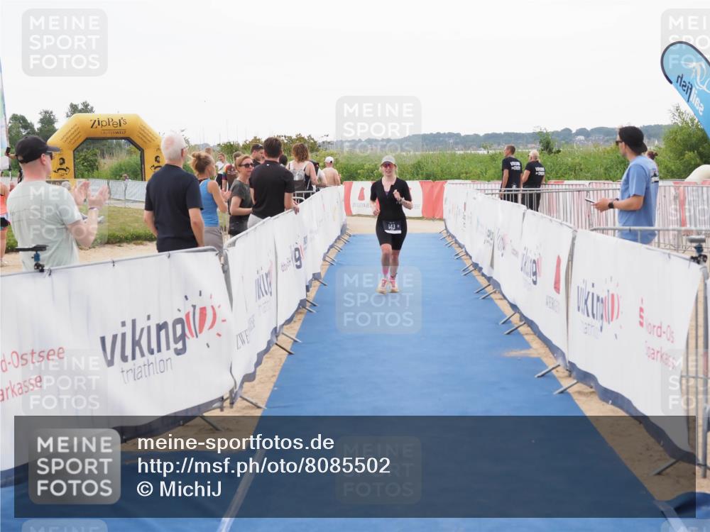 22.06.2025 - Viking Triathlon MichiJ http://msf.ph/oto/8085502 22.06.2025 16:21:27 Ziel 143 meine-sportfotos.de