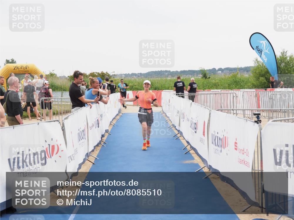 22.06.2025 - Viking Triathlon MichiJ http://msf.ph/oto/8085510 22.06.2025 16:13:28 Ziel 130 meine-sportfotos.de