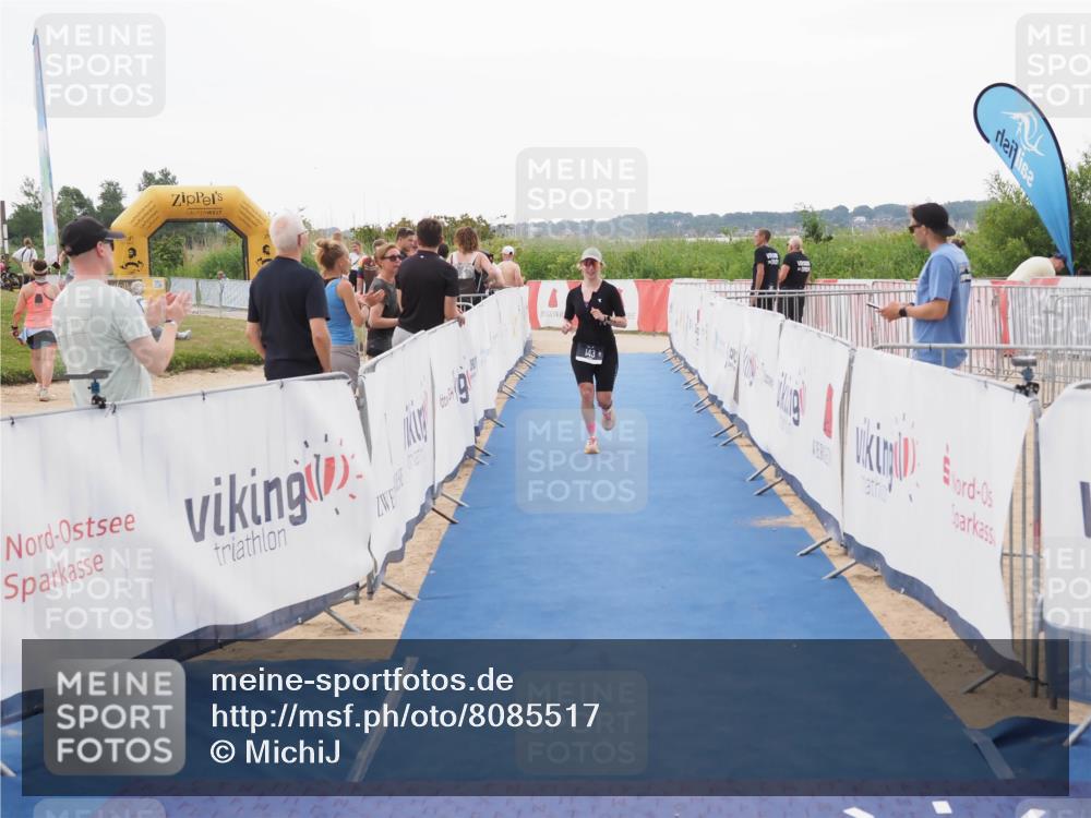22.06.2025 - Viking Triathlon MichiJ http://msf.ph/oto/8085517 22.06.2025 16:21:27 Ziel 143 meine-sportfotos.de