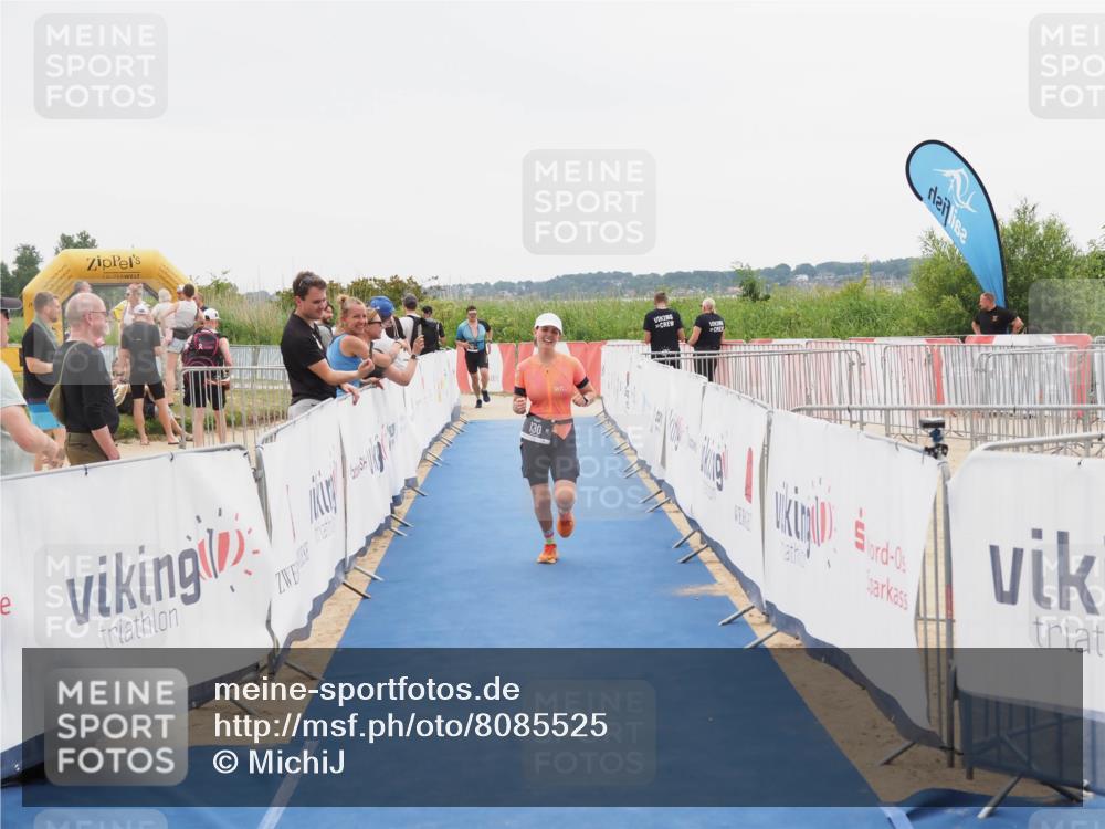 22.06.2025 - Viking Triathlon MichiJ http://msf.ph/oto/8085525 22.06.2025 16:13:29 Ziel 130, 467 meine-sportfotos.de