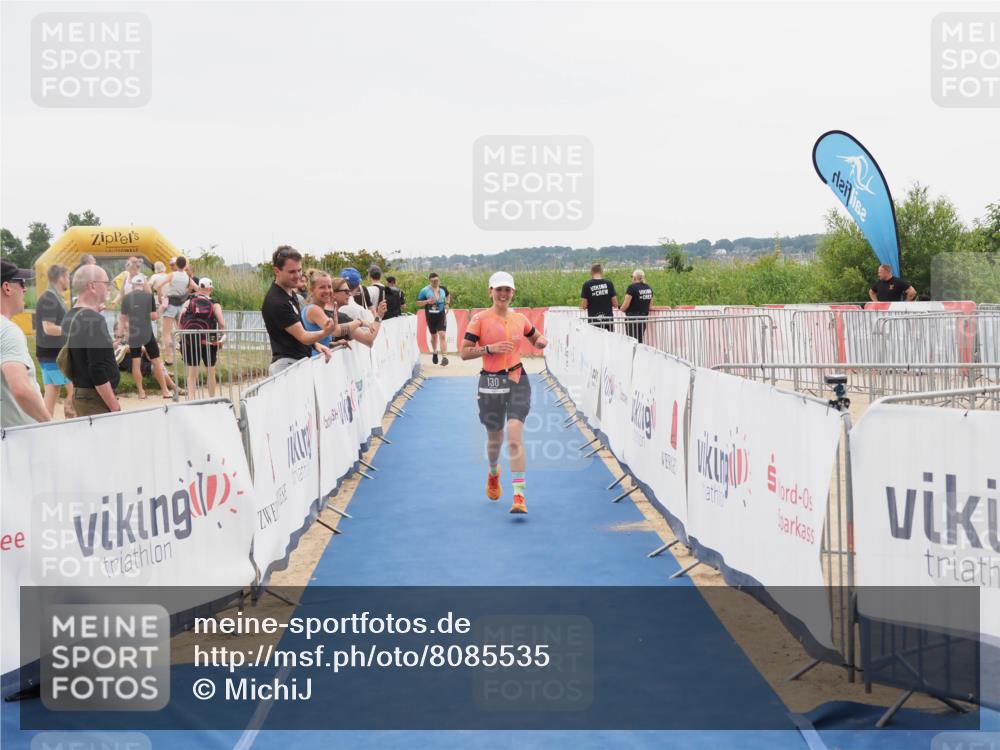 22.06.2025 - Viking Triathlon MichiJ http://msf.ph/oto/8085535 22.06.2025 16:13:29 Ziel 130, 467 meine-sportfotos.de