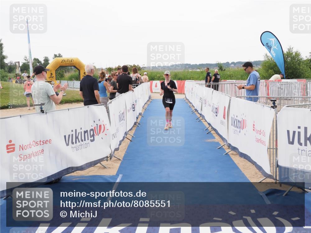 22.06.2025 - Viking Triathlon MichiJ http://msf.ph/oto/8085551 22.06.2025 16:21:27 Ziel 143 meine-sportfotos.de