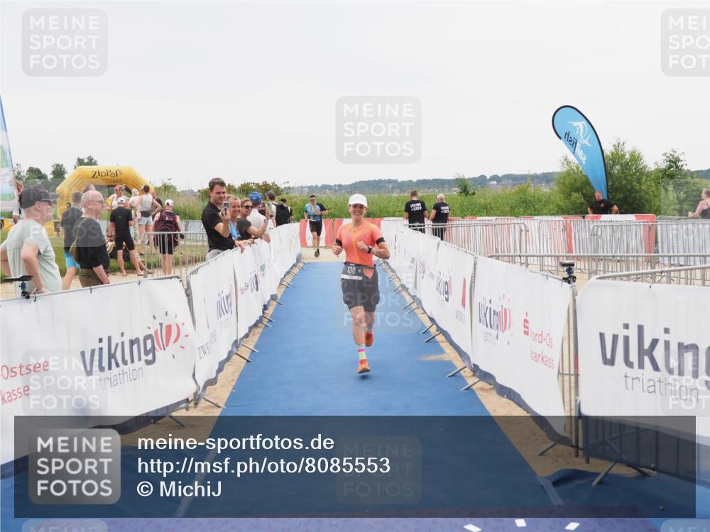 22.06.2025 - Viking Triathlon MichiJ http://msf.ph/oto/8085553 22.06.2025 16:13:29 Ziel 130, 467 meine-sportfotos.de