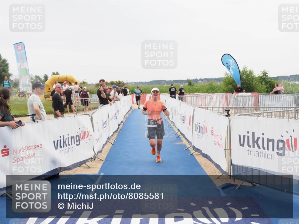 22.06.2025 - Viking Triathlon MichiJ http://msf.ph/oto/8085581 22.06.2025 16:13:30 Ziel 130, 467 meine-sportfotos.de