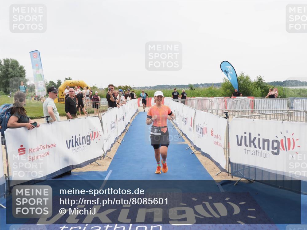 22.06.2025 - Viking Triathlon MichiJ http://msf.ph/oto/8085601 22.06.2025 16:13:30 Ziel 130, 467 meine-sportfotos.de