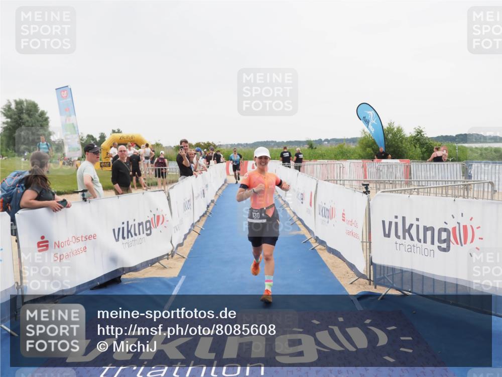 22.06.2025 - Viking Triathlon MichiJ http://msf.ph/oto/8085608 22.06.2025 16:13:30 Ziel 130, 467 meine-sportfotos.de