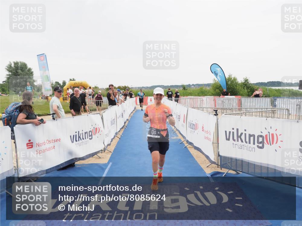 22.06.2025 - Viking Triathlon MichiJ http://msf.ph/oto/8085624 22.06.2025 16:13:30 Ziel 130, 467 meine-sportfotos.de