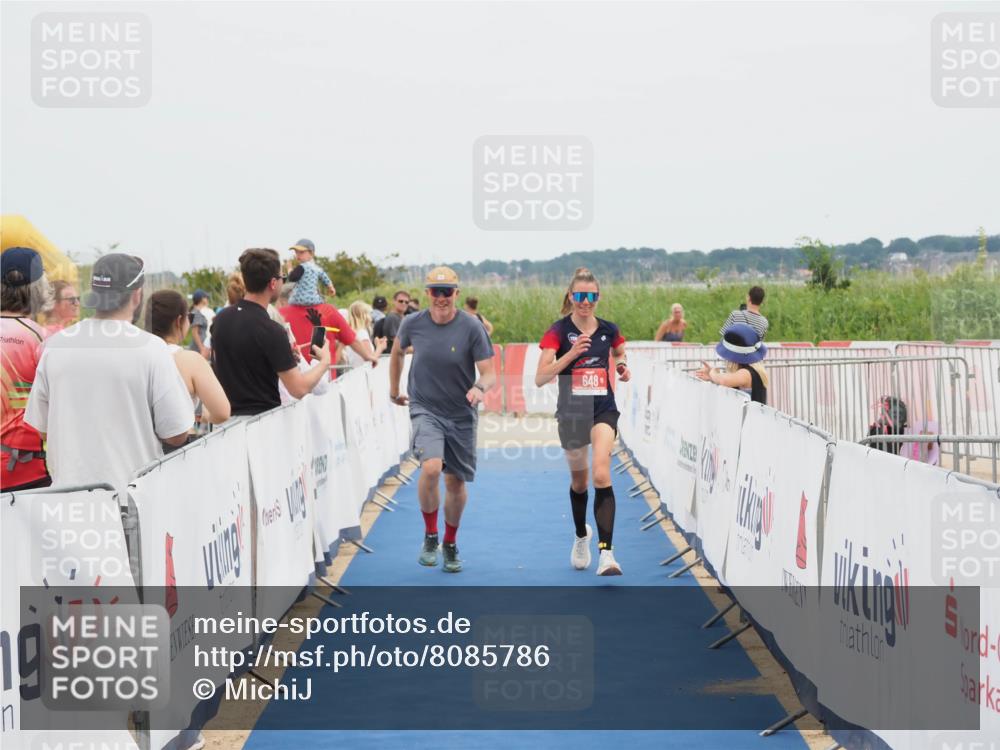 22.06.2025 - Viking Triathlon MichiJ http://msf.ph/oto/8085786 22.06.2025 14:46:21 Ziel 648 meine-sportfotos.de