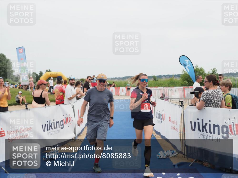22.06.2025 - Viking Triathlon MichiJ http://msf.ph/oto/8085883 22.06.2025 14:46:23 Ziel 648 meine-sportfotos.de