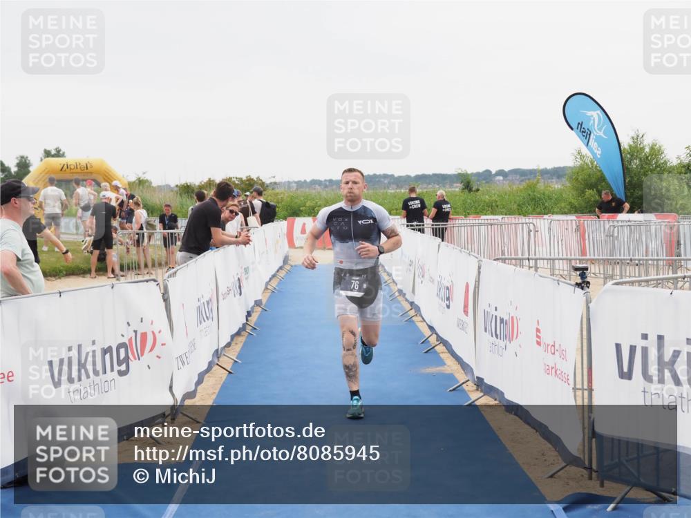 22.06.2025 - Viking Triathlon MichiJ http://msf.ph/oto/8085945 22.06.2025 16:13:42 Ziel 76 meine-sportfotos.de