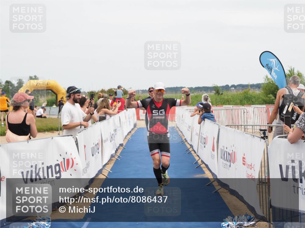 22.06.2025 - Viking Triathlon MichiJ http://msf.ph/oto/8086437 22.06.2025 14:48:04 Ziel 145, 520 meine-sportfotos.de