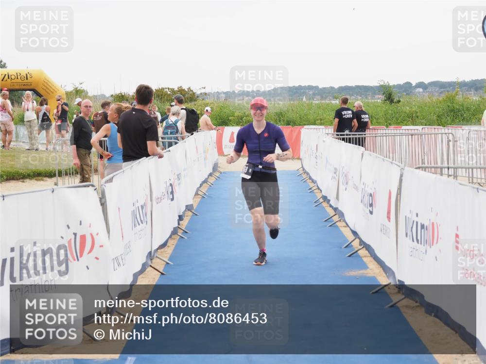 22.06.2025 - Viking Triathlon MichiJ http://msf.ph/oto/8086453 22.06.2025 16:16:26 Ziel 168 meine-sportfotos.de