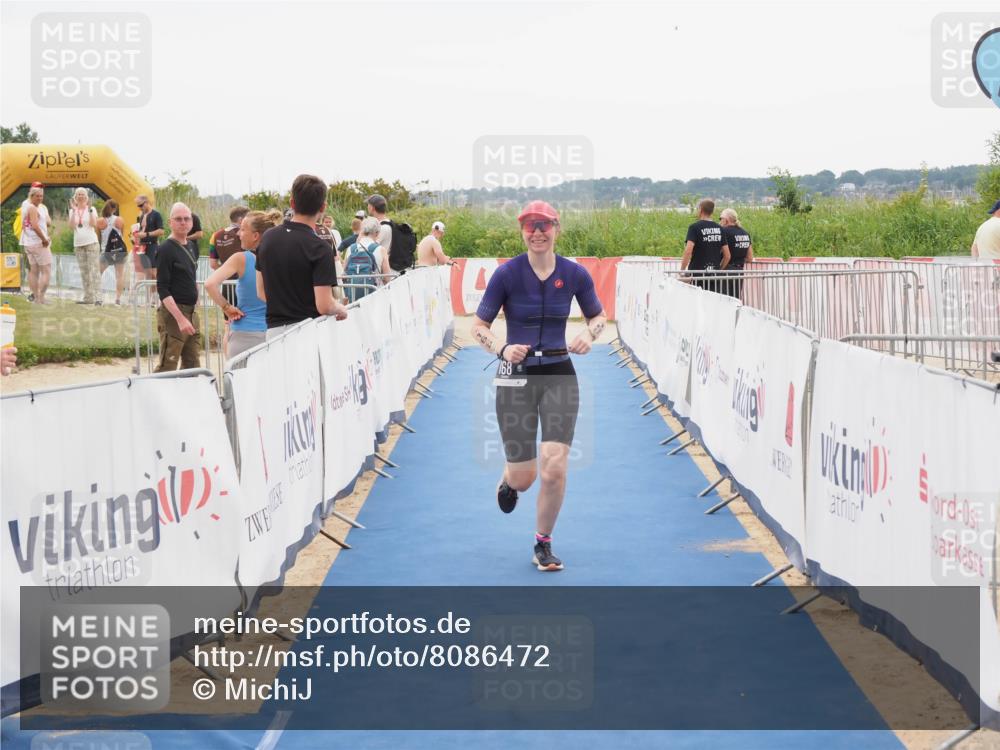 22.06.2025 - Viking Triathlon MichiJ http://msf.ph/oto/8086472 22.06.2025 16:16:27 Ziel 168 meine-sportfotos.de