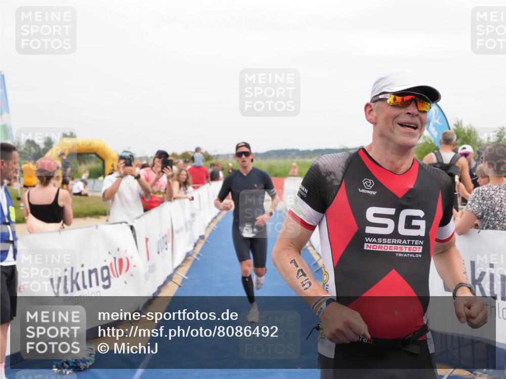 22.06.2025 - Viking Triathlon MichiJ http://msf.ph/oto/8086492 22.06.2025 14:48:06 Ziel 145, 520 meine-sportfotos.de