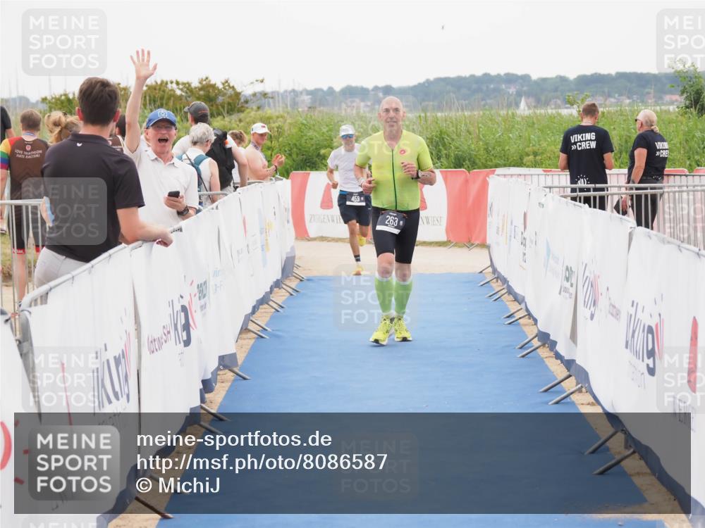 22.06.2025 - Viking Triathlon MichiJ http://msf.ph/oto/8086587 22.06.2025 16:16:49 Ziel 263, 459 meine-sportfotos.de