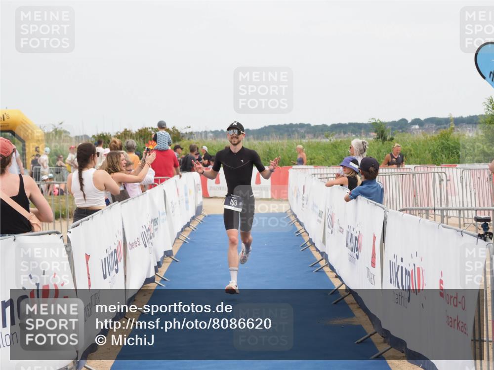 22.06.2025 - Viking Triathlon MichiJ http://msf.ph/oto/8086620 22.06.2025 14:48:32 Ziel 193 meine-sportfotos.de