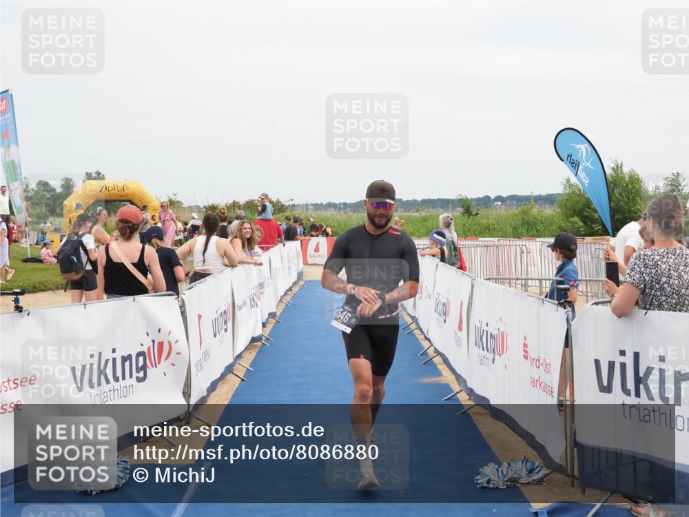 22.06.2025 - Viking Triathlon MichiJ http://msf.ph/oto/8086880 22.06.2025 14:48:45 Ziel 546 meine-sportfotos.de