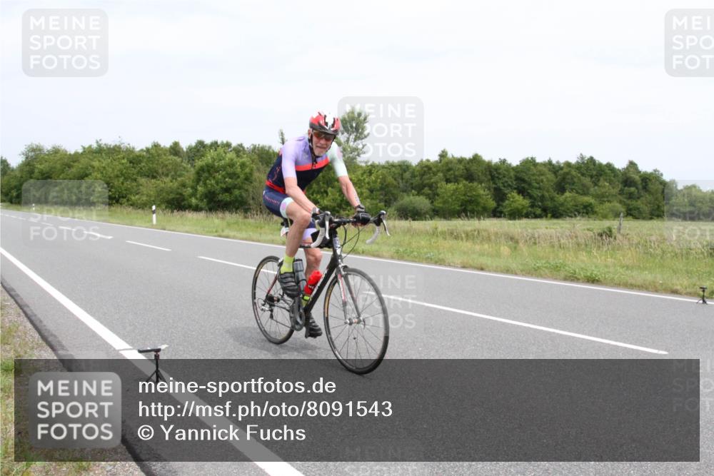 22.06.2025 - Viking Triathlon Yannick Fuchs http://msf.ph/oto/8091543 22.06.2025 13:38:56 Radfahren 140, 625 meine-sportfotos.de