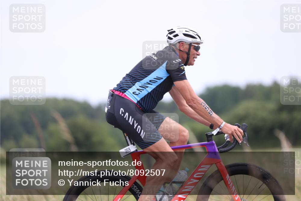 22.06.2025 - Viking Triathlon Yannick Fuchs http://msf.ph/oto/8092507 22.06.2025 13:35:07 Radfahren 201, 359 meine-sportfotos.de