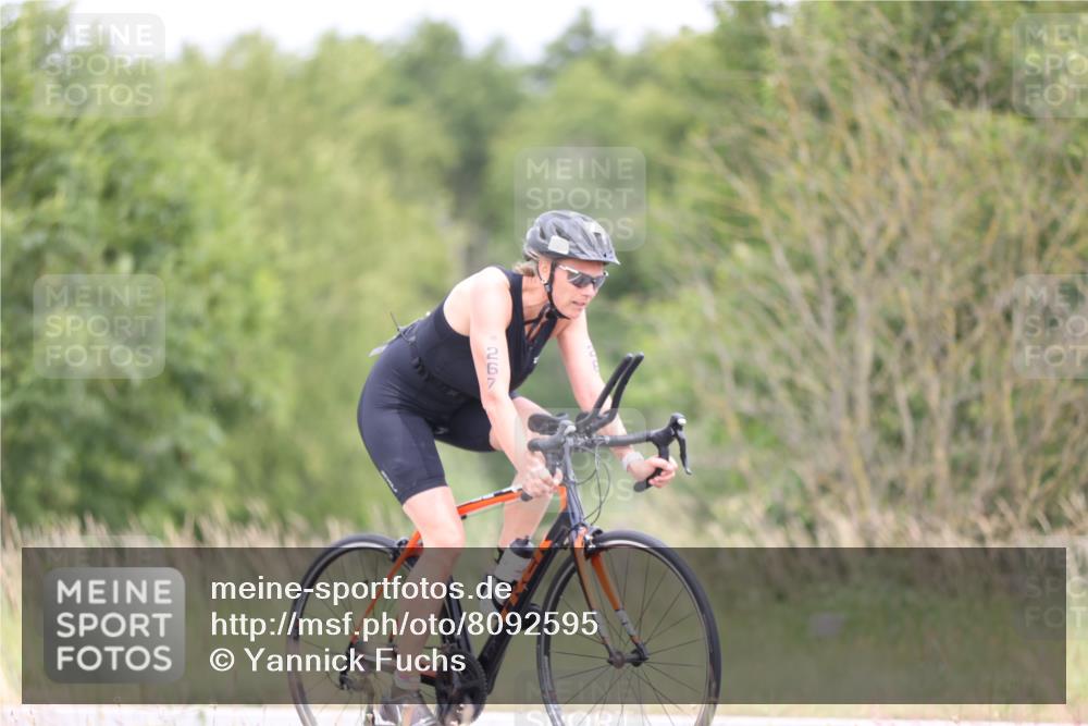 22.06.2025 - Viking Triathlon Yannick Fuchs http://msf.ph/oto/8092595 22.06.2025 13:35:33 Radfahren 257, 267 meine-sportfotos.de