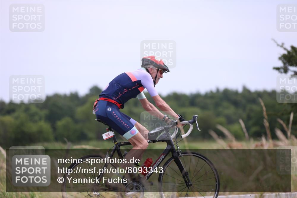 22.06.2025 - Viking Triathlon Yannick Fuchs http://msf.ph/oto/8093343 22.06.2025 13:38:56 Radfahren 140, 625 meine-sportfotos.de