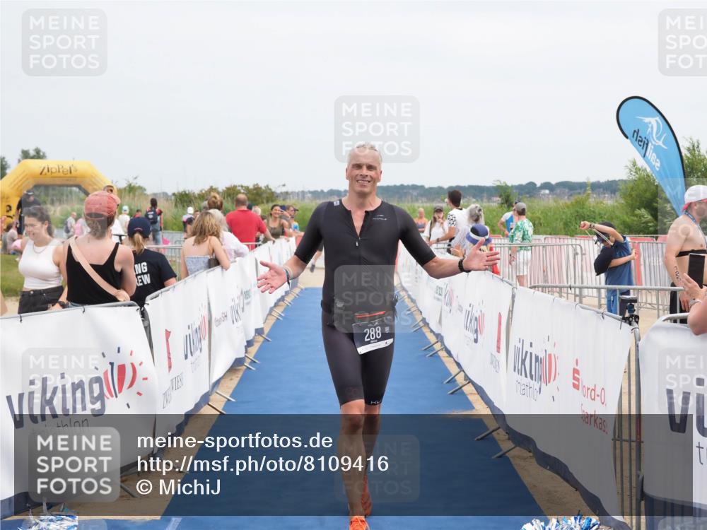 22.06.2025 - Viking Triathlon MichiJ http://msf.ph/oto/8109416 22.06.2025 14:52:22 Ziel 288, 420 meine-sportfotos.de