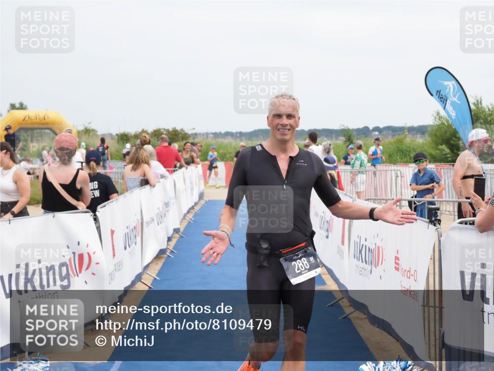 22.06.2025 - Viking Triathlon MichiJ http://msf.ph/oto/8109479 22.06.2025 14:52:22 Ziel 288, 420 meine-sportfotos.de