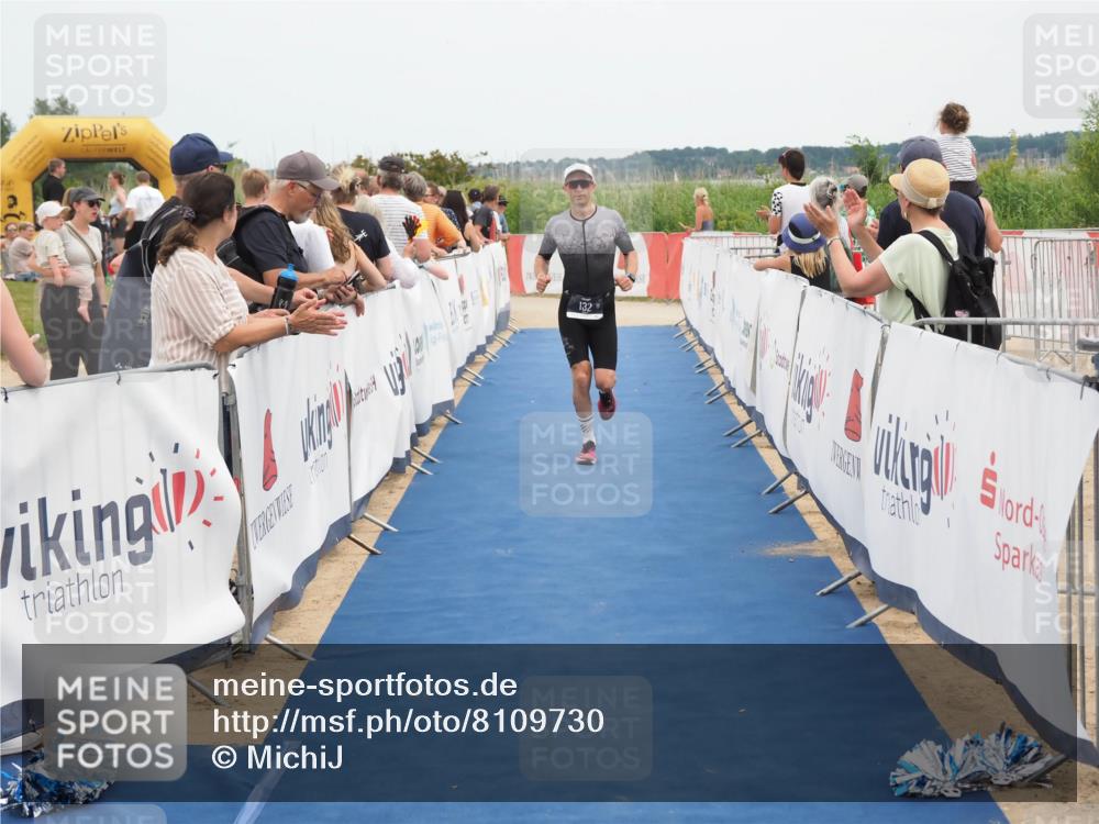 22.06.2025 - Viking Triathlon MichiJ http://msf.ph/oto/8109730 22.06.2025 15:01:17 Ziel 132 meine-sportfotos.de