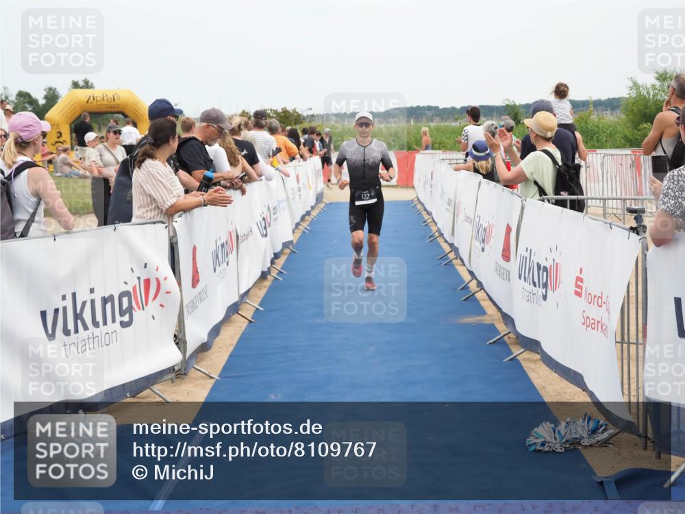 22.06.2025 - Viking Triathlon MichiJ http://msf.ph/oto/8109767 22.06.2025 15:01:17 Ziel 132 meine-sportfotos.de