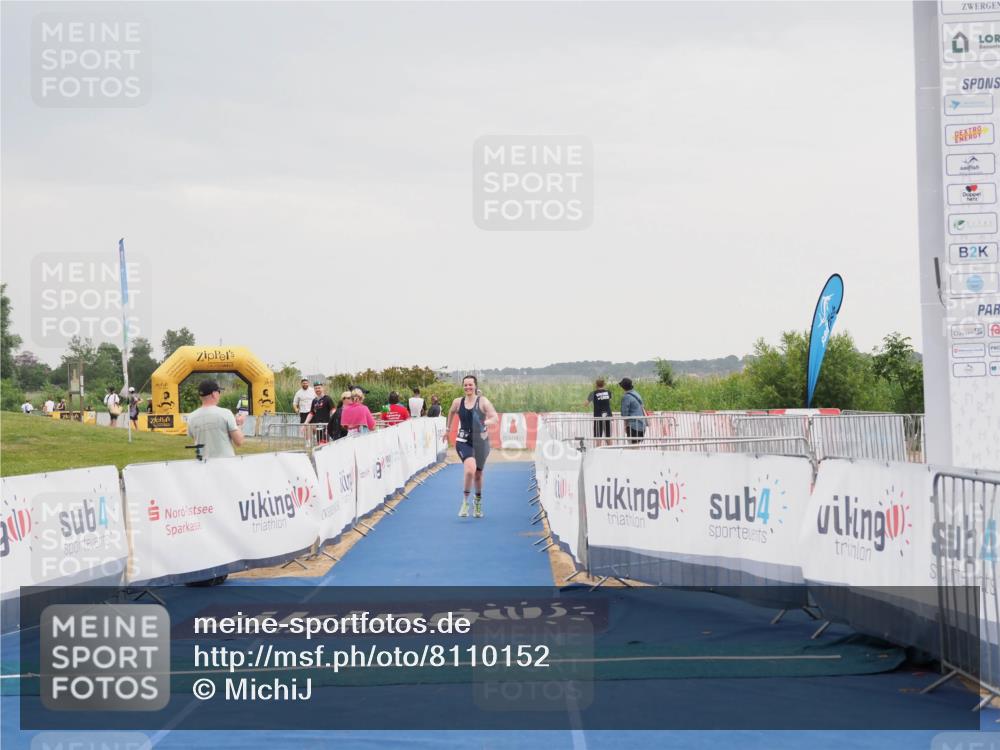 22.06.2025 - Viking Triathlon MichiJ http://msf.ph/oto/8110152 22.06.2025 16:39:17 Ziel 140 meine-sportfotos.de