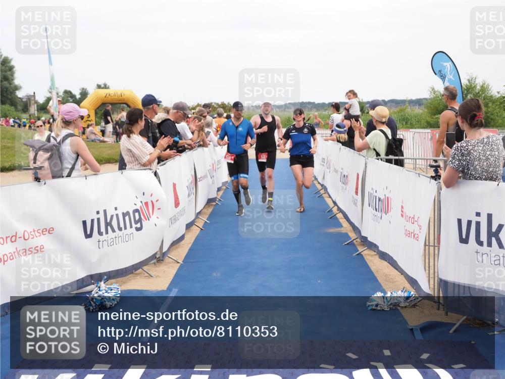 22.06.2025 - Viking Triathlon MichiJ http://msf.ph/oto/8110353 22.06.2025 15:01:28 Ziel 635 meine-sportfotos.de