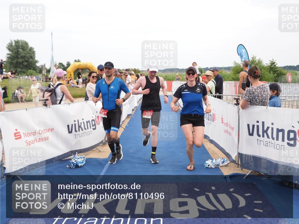 22.06.2025 - Viking Triathlon MichiJ http://msf.ph/oto/8110496 22.06.2025 15:01:29 Ziel 635 meine-sportfotos.de