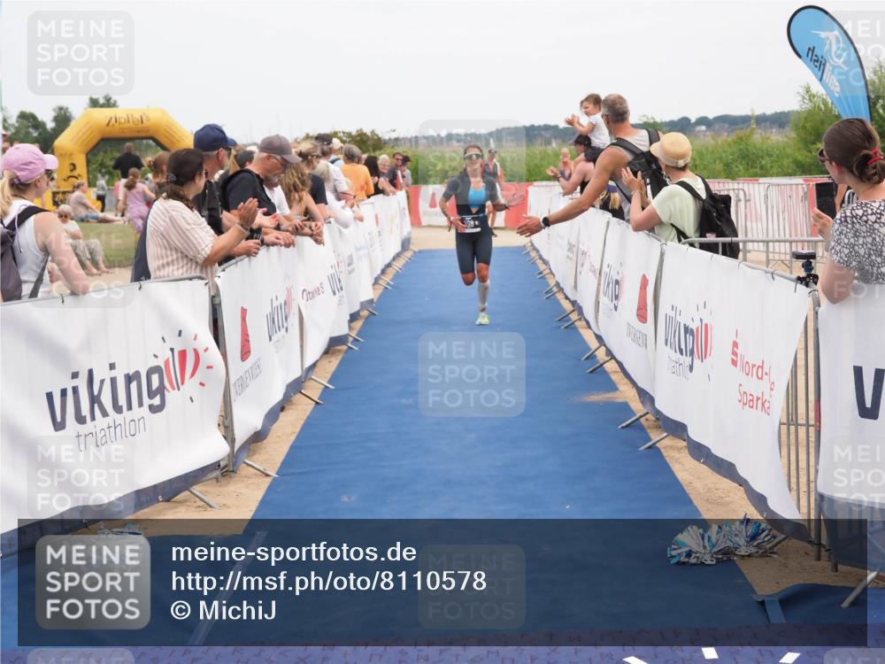 22.06.2025 - Viking Triathlon MichiJ http://msf.ph/oto/8110578 22.06.2025 15:01:54 Ziel 398 meine-sportfotos.de