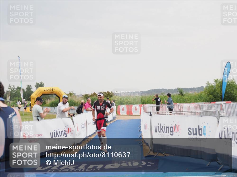 22.06.2025 - Viking Triathlon MichiJ http://msf.ph/oto/8110637 22.06.2025 16:39:25 Ziel 156 meine-sportfotos.de