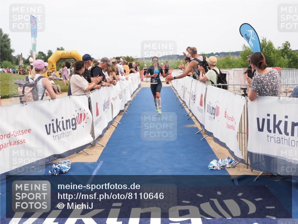 22.06.2025 - Viking Triathlon MichiJ http://msf.ph/oto/8110646 22.06.2025 15:01:54 Ziel 398 meine-sportfotos.de
