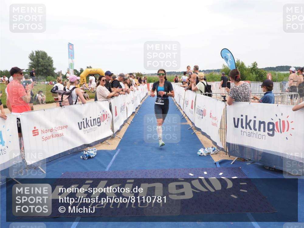 22.06.2025 - Viking Triathlon MichiJ http://msf.ph/oto/8110781 22.06.2025 15:01:56 Ziel 398 meine-sportfotos.de