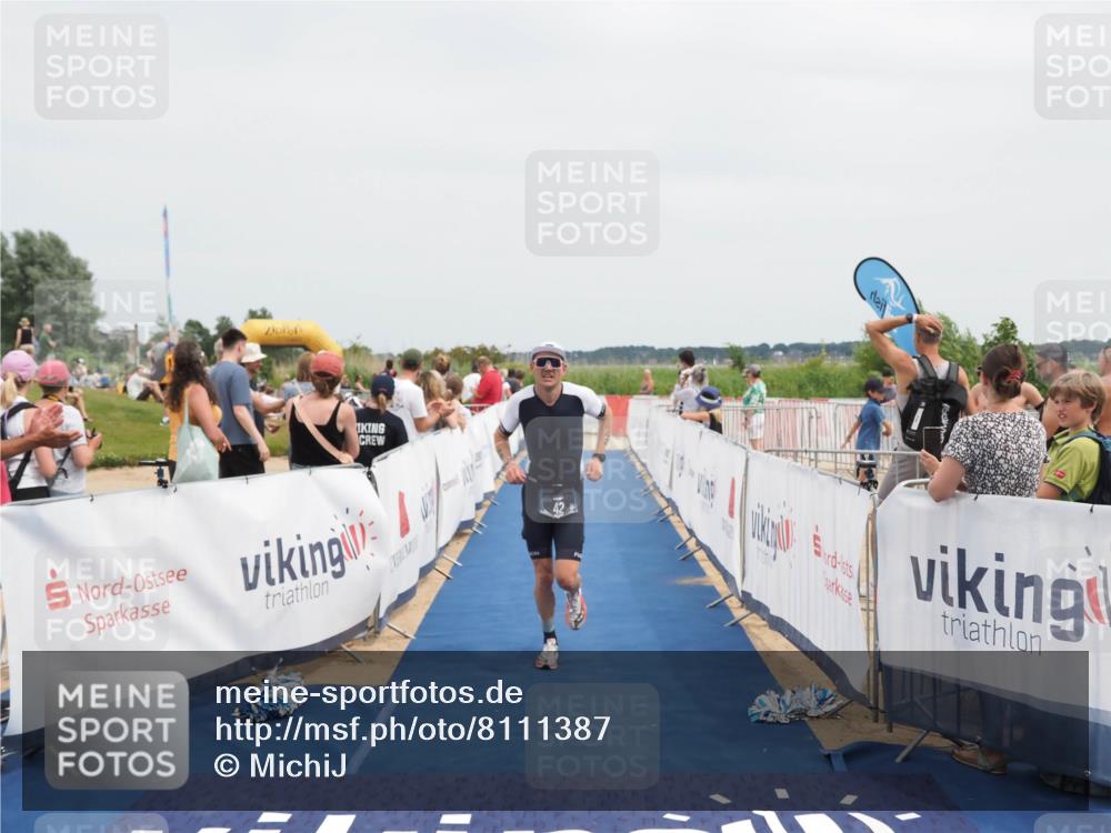 22.06.2025 - Viking Triathlon MichiJ http://msf.ph/oto/8111387 22.06.2025 14:53:17 Ziel 42 meine-sportfotos.de