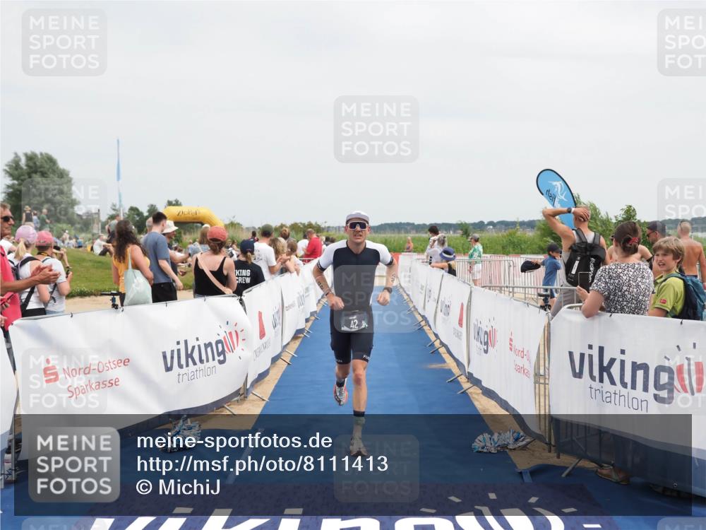 22.06.2025 - Viking Triathlon MichiJ http://msf.ph/oto/8111413 22.06.2025 14:53:18 Ziel 42 meine-sportfotos.de