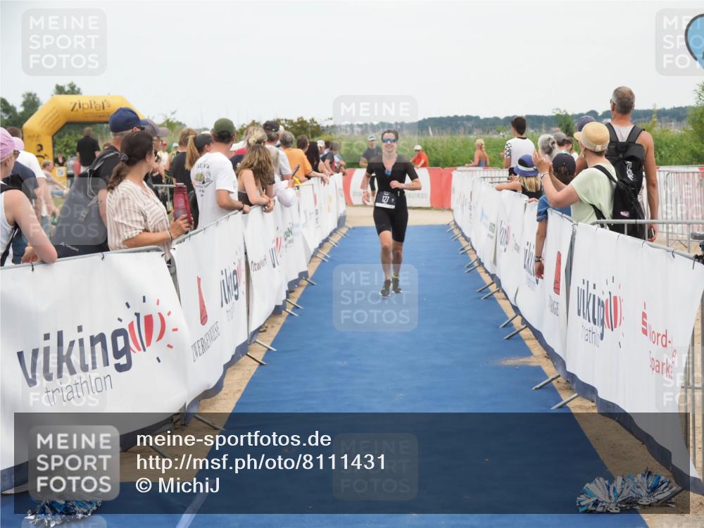 22.06.2025 - Viking Triathlon MichiJ http://msf.ph/oto/8111431 22.06.2025 15:02:38 Ziel 127, 529 meine-sportfotos.de