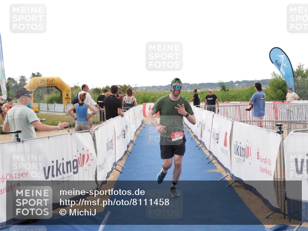 22.06.2025 - Viking Triathlon MichiJ http://msf.ph/oto/8111458 22.06.2025 16:23:19 Ziel 634 meine-sportfotos.de