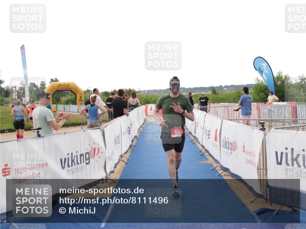 22.06.2025 - Viking Triathlon MichiJ http://msf.ph/oto/8111496 22.06.2025 16:23:19 Ziel 634 meine-sportfotos.de