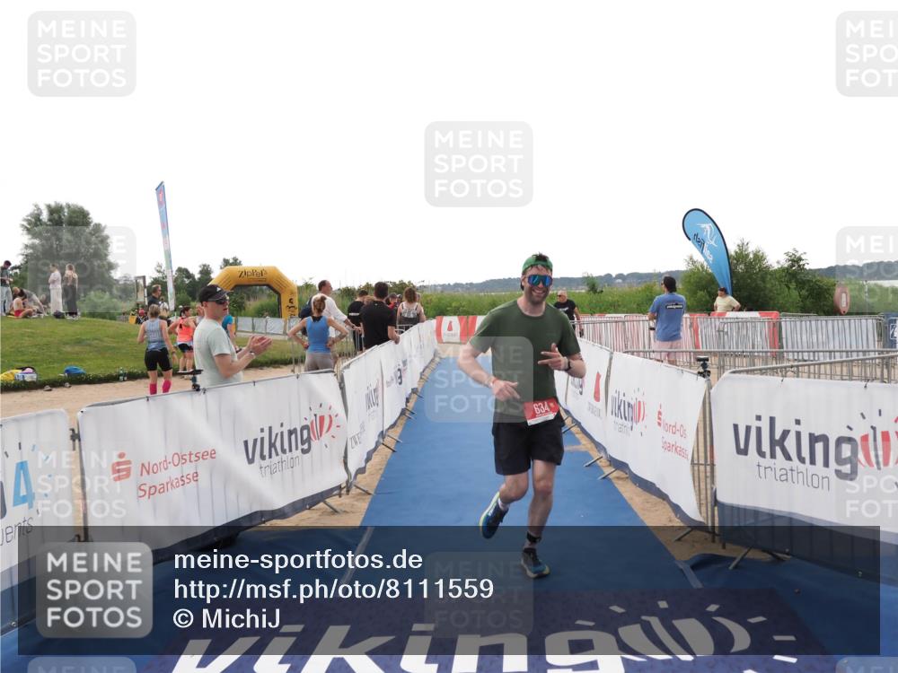 22.06.2025 - Viking Triathlon MichiJ http://msf.ph/oto/8111559 22.06.2025 16:23:19 Ziel 634 meine-sportfotos.de