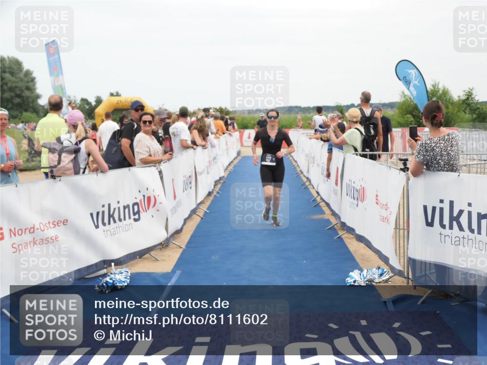 22.06.2025 - Viking Triathlon MichiJ http://msf.ph/oto/8111602 22.06.2025 15:02:40 Ziel 127, 529 meine-sportfotos.de