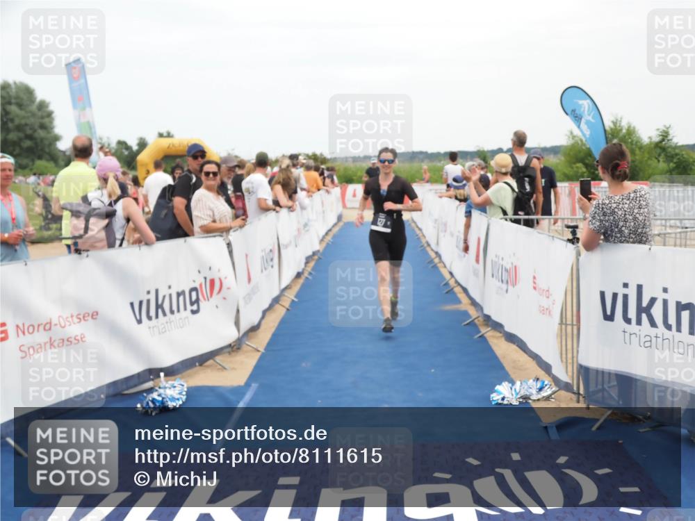 22.06.2025 - Viking Triathlon MichiJ http://msf.ph/oto/8111615 22.06.2025 15:02:40 Ziel 127, 529 meine-sportfotos.de