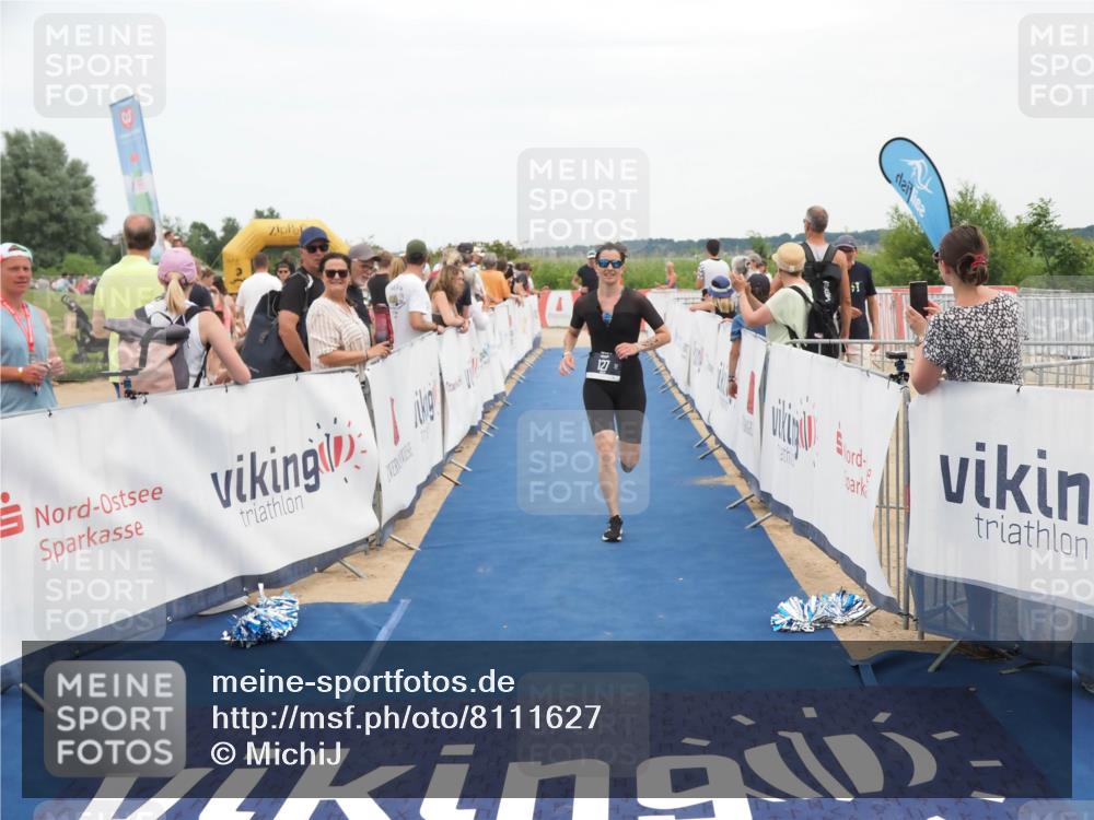 22.06.2025 - Viking Triathlon MichiJ http://msf.ph/oto/8111627 22.06.2025 15:02:40 Ziel 127, 529 meine-sportfotos.de
