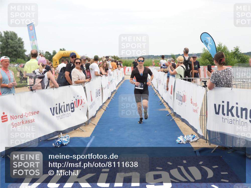 22.06.2025 - Viking Triathlon MichiJ http://msf.ph/oto/8111638 22.06.2025 15:02:40 Ziel 127, 529 meine-sportfotos.de