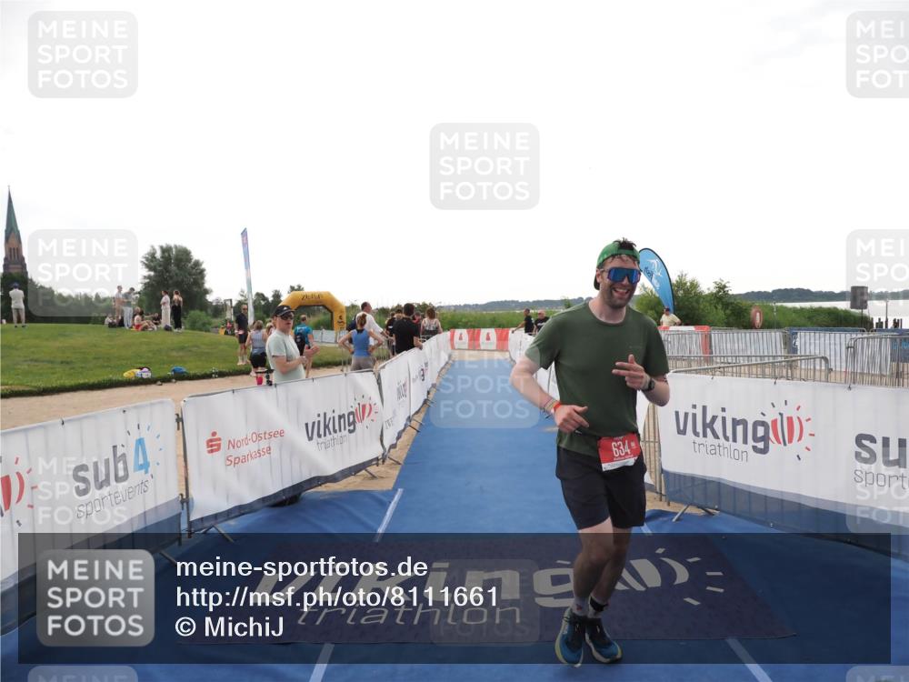 22.06.2025 - Viking Triathlon MichiJ http://msf.ph/oto/8111661 22.06.2025 16:23:20 Ziel 634 meine-sportfotos.de