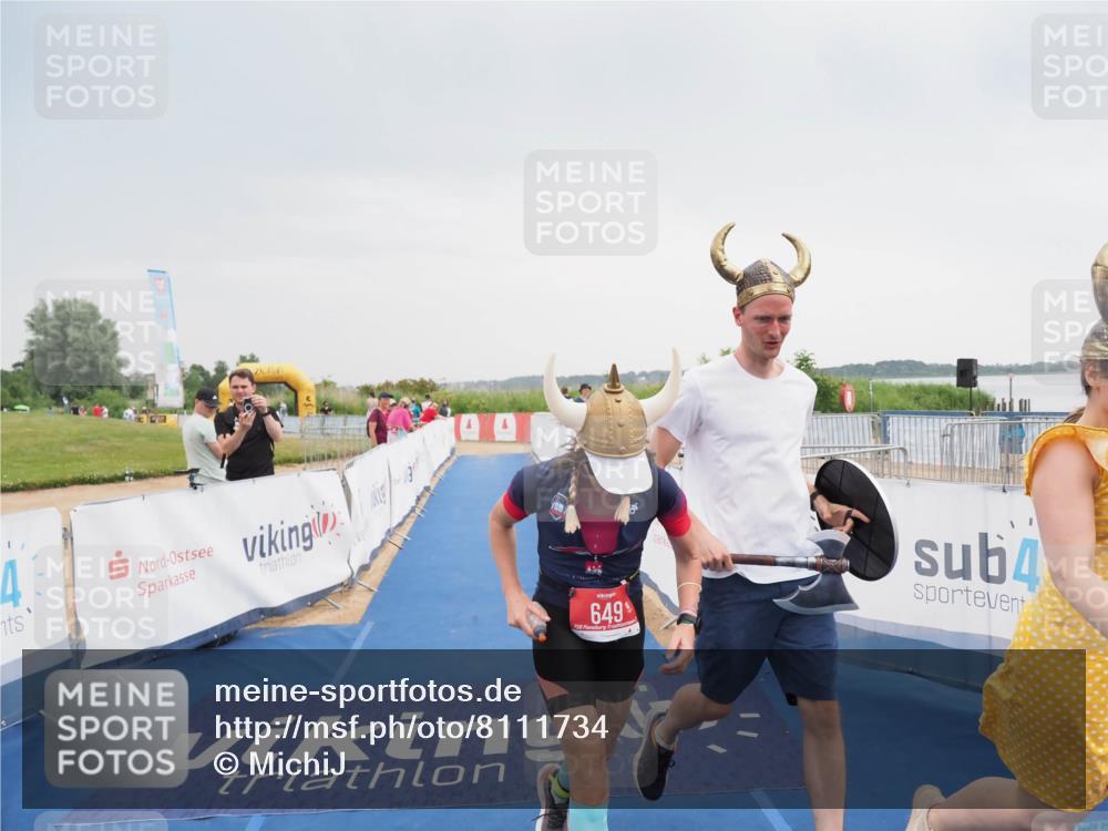 22.06.2025 - Viking Triathlon MichiJ http://msf.ph/oto/8111734 22.06.2025 16:40:58 Ziel 649 meine-sportfotos.de
