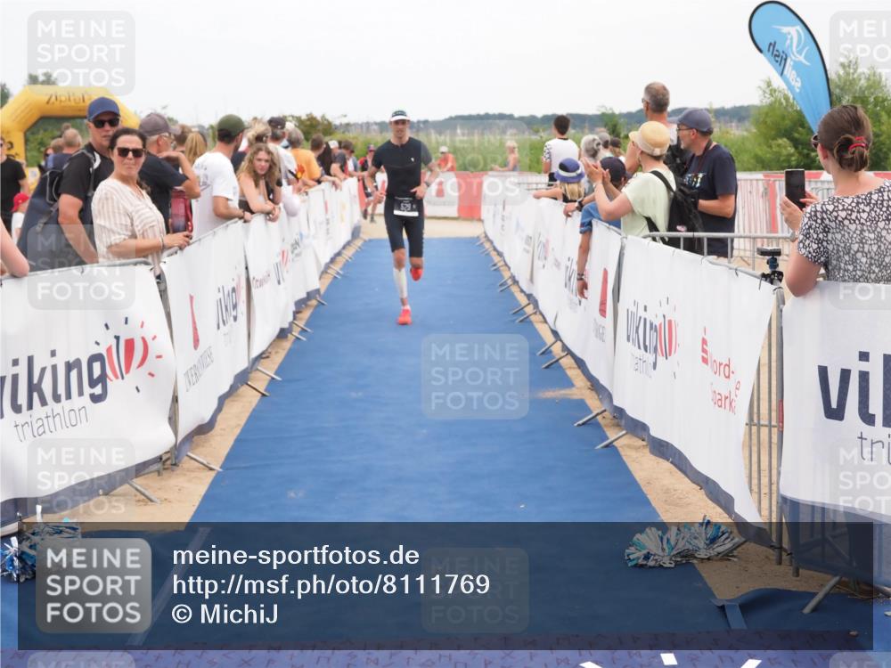 22.06.2025 - Viking Triathlon MichiJ http://msf.ph/oto/8111769 22.06.2025 15:02:42 Ziel 127, 529 meine-sportfotos.de